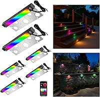 Vista 12 de Gardenreet Luz LED Hardscape,Carcasa de latón fundido,Fuente de luz integrada 3W 3000K, luz de paso LED, 7 pulgadas de largo, bajo voltaje 12V AC/DC