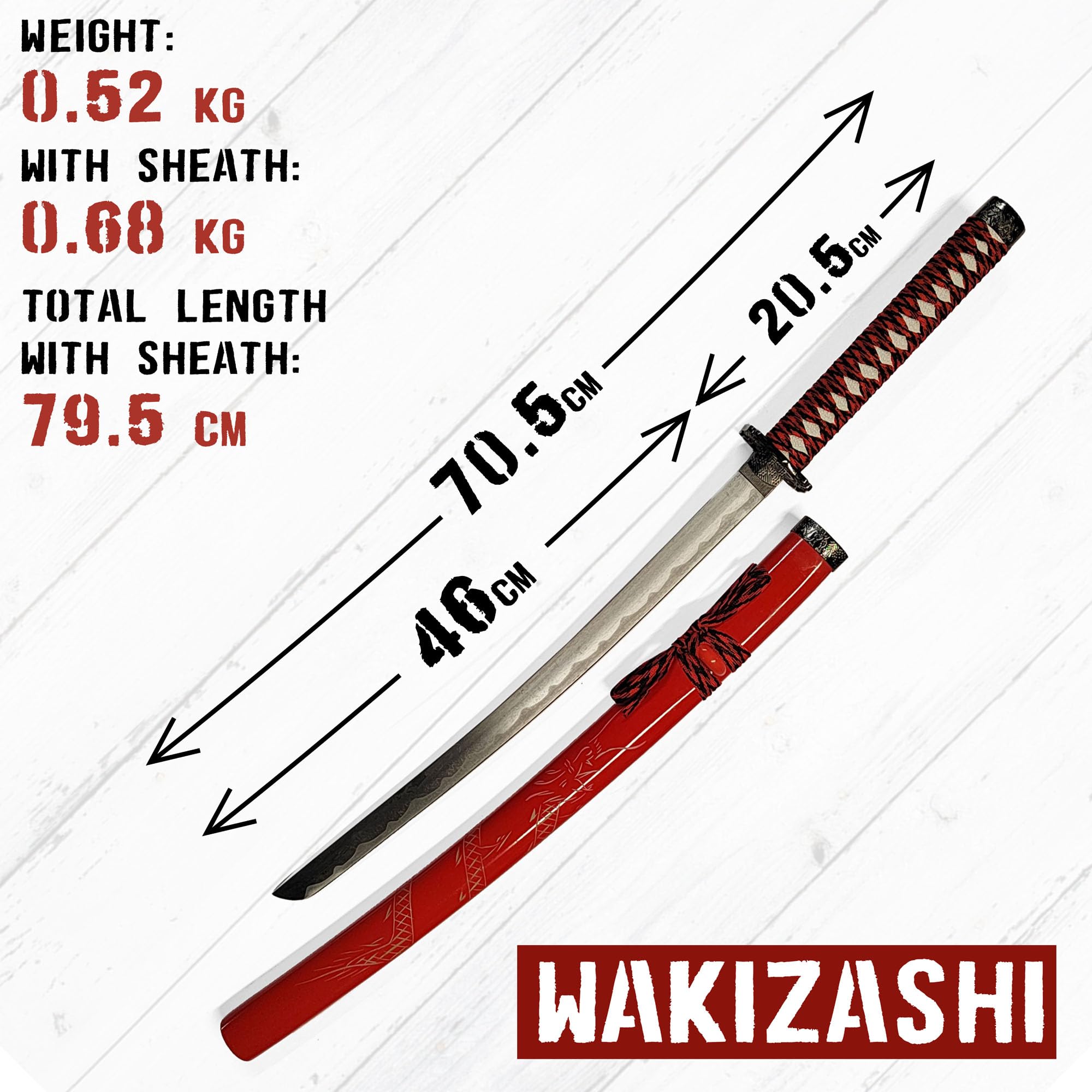 Demon Slayer - Kamado Tanjirou's Schwert, Katana – Kamado Tanjiro Katana Nichirin Sword, Animeschwert für Tanjiro Kostüm