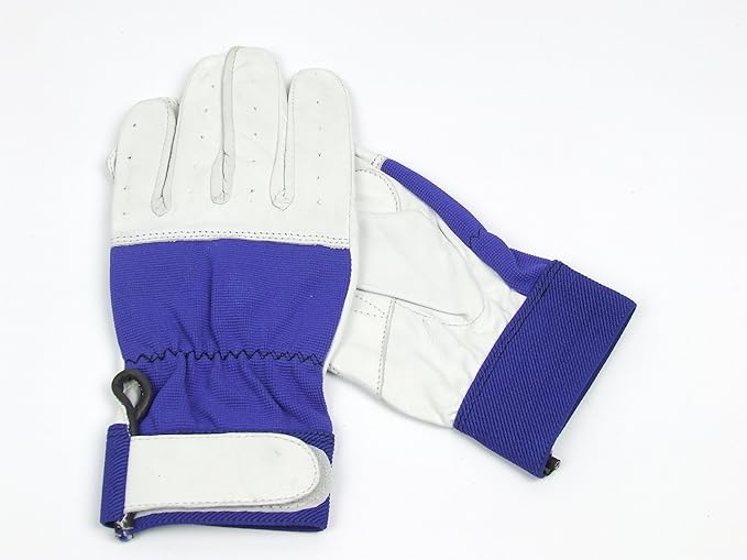 starlingukpk Quality Real Leather Mens Horse Riding Gloves Mens Size