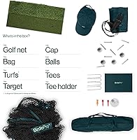 Vista 2 de BirdiePro® - Red de práctica de golf American Pro, red de golf resistente de 10 x 7 pies con objetivo EchoShield™ y red FlexWeave™, patio trasero