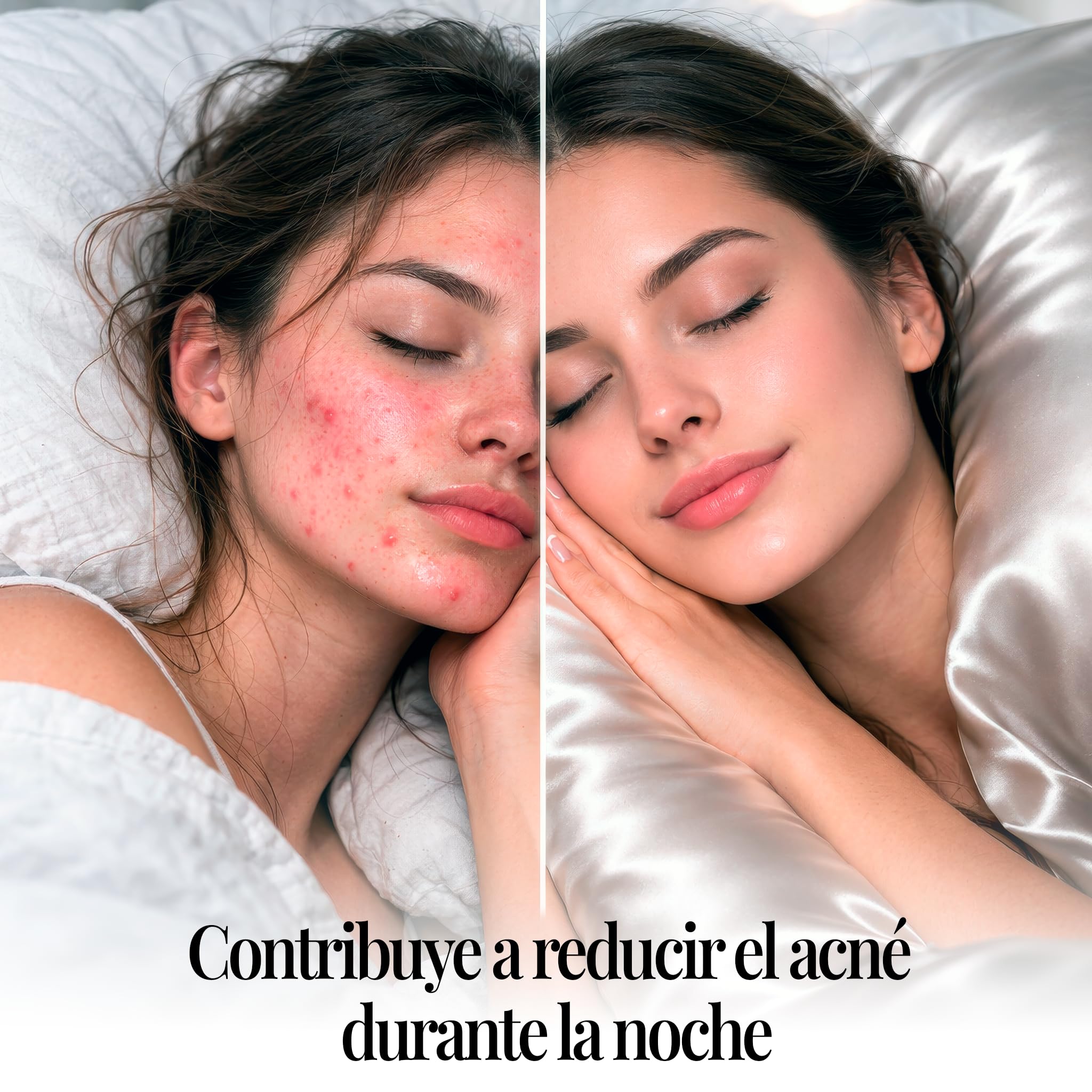 Funda Almohada Seda 135 cm - MELOPIDO - Seda Morera 22 Momme 6A Mulberry Natural hipoalergénica Transpirable antiácaros termorreguladora Cuidado Piel Cabello - 135x45 cm Azul Navy