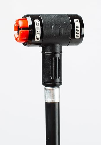Miniatura 5 de Panaracer BMP-22AEZ Portable One-Touch Pump, Compatible with Schrader and Presta Valves