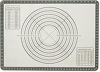 Amazon Basics Extra Large 28x20 Nonstick Silicone Pastry Baking Mat with Measurements - BPA-Free, Oven-Safe to 480°F
