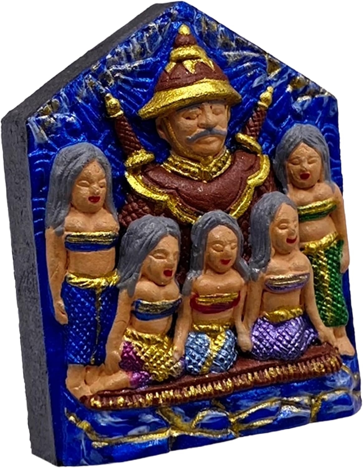Phra Khun Paen Thai Amulet by Phra Ajarn Wanlop Sakon Nakhon 2024 Buddhist Lucky Charm Sacred Talisman Pendant