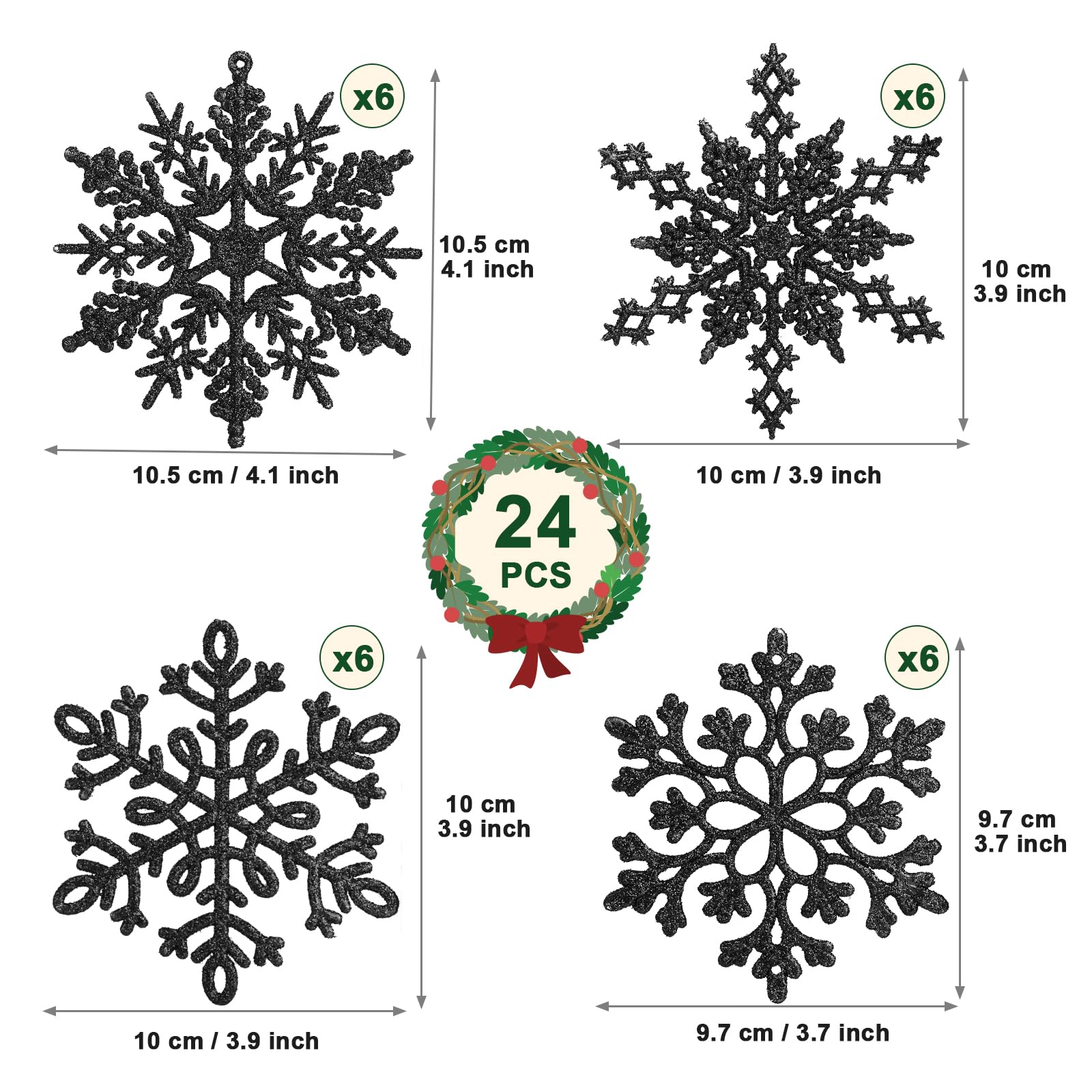 Kerstdecoratie kersthanger glitter kunststof groen H 10,5 cm kopen