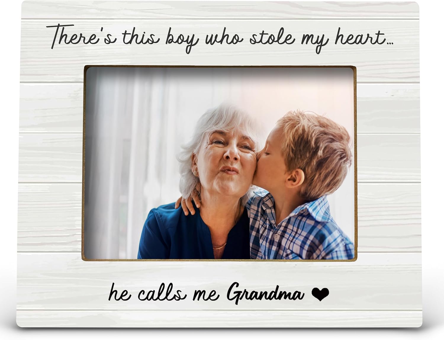 FONDCANYON Grandma Picture Photo Frame - Great Grandma Mothers Day Birthday Gifts for Nana, First Time New Grandma Grandparents Baby Announcement Gifts Grandma and Me Picture Frames(5x7 Inch Photo)