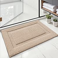 Vista 5 de LUMI Ultra Soft Bathroom Rugs Non Slip with Rubber Backing, Absorbent Washable Bath Mat Quick Dry, Upgraded Premium Microfiber Plush Carpet for
