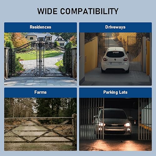 Miniatura 8 de CO-Z Kit de Abridor Automático de Portón, Compatible con App, Abridor Inteligente de Portón de Una Hoja para Portones de hasta 660 lb 5.9 ft