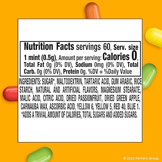 Tic Tac Fruit Adventure Mints, Bulk 12 Pack, On-The-Go Refreshment, 1 oz Each