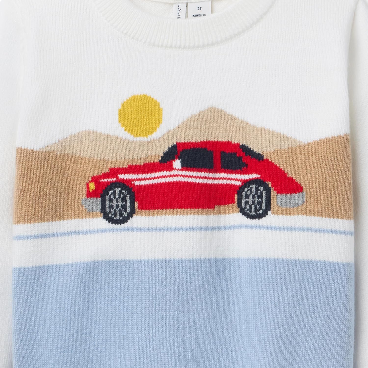 Janie and Jack Baby-Boys The Race Car Sweater - Image 2