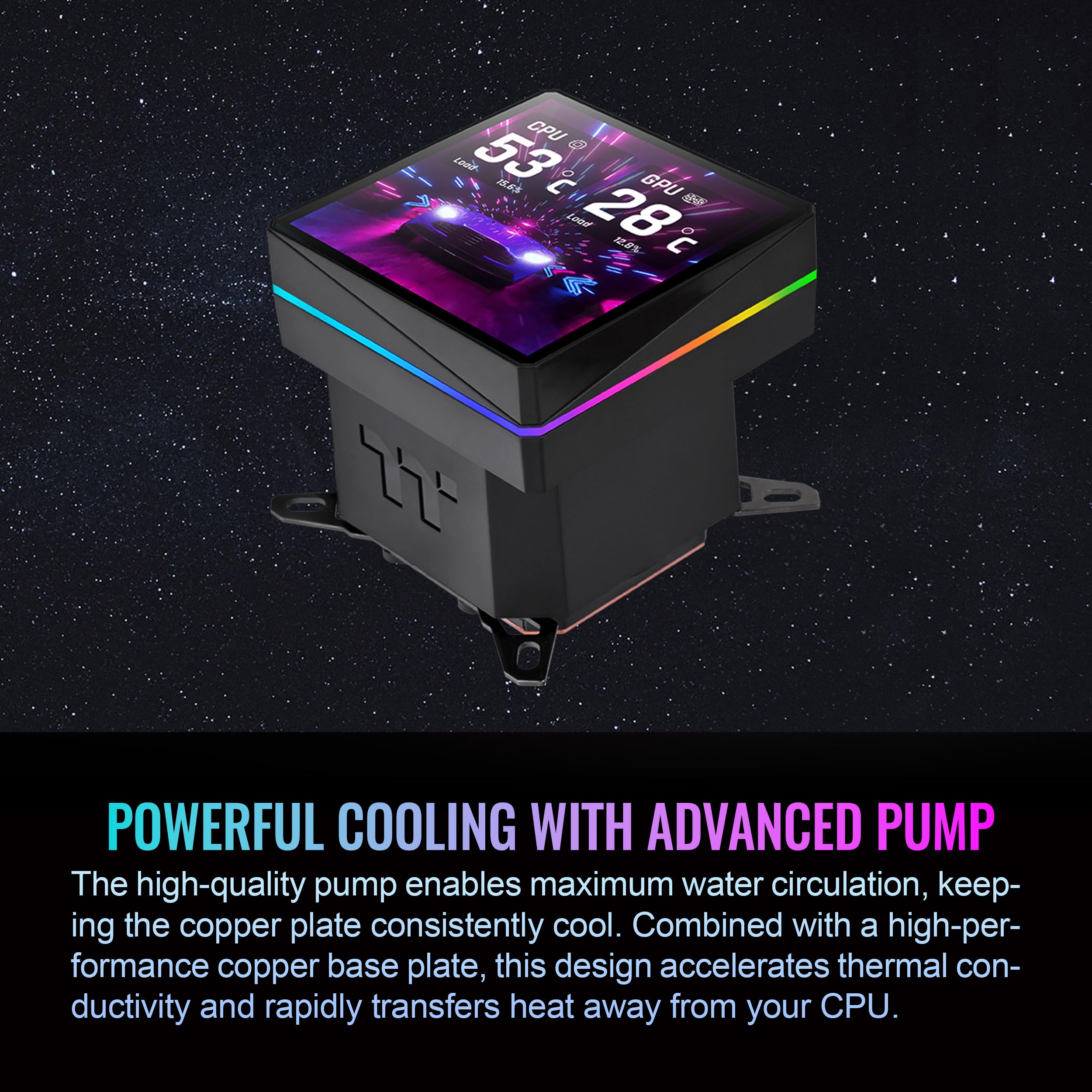 Amazon.com: Thermaltake TH360 V3 Ultra ARGB CPU Liquid Cooler