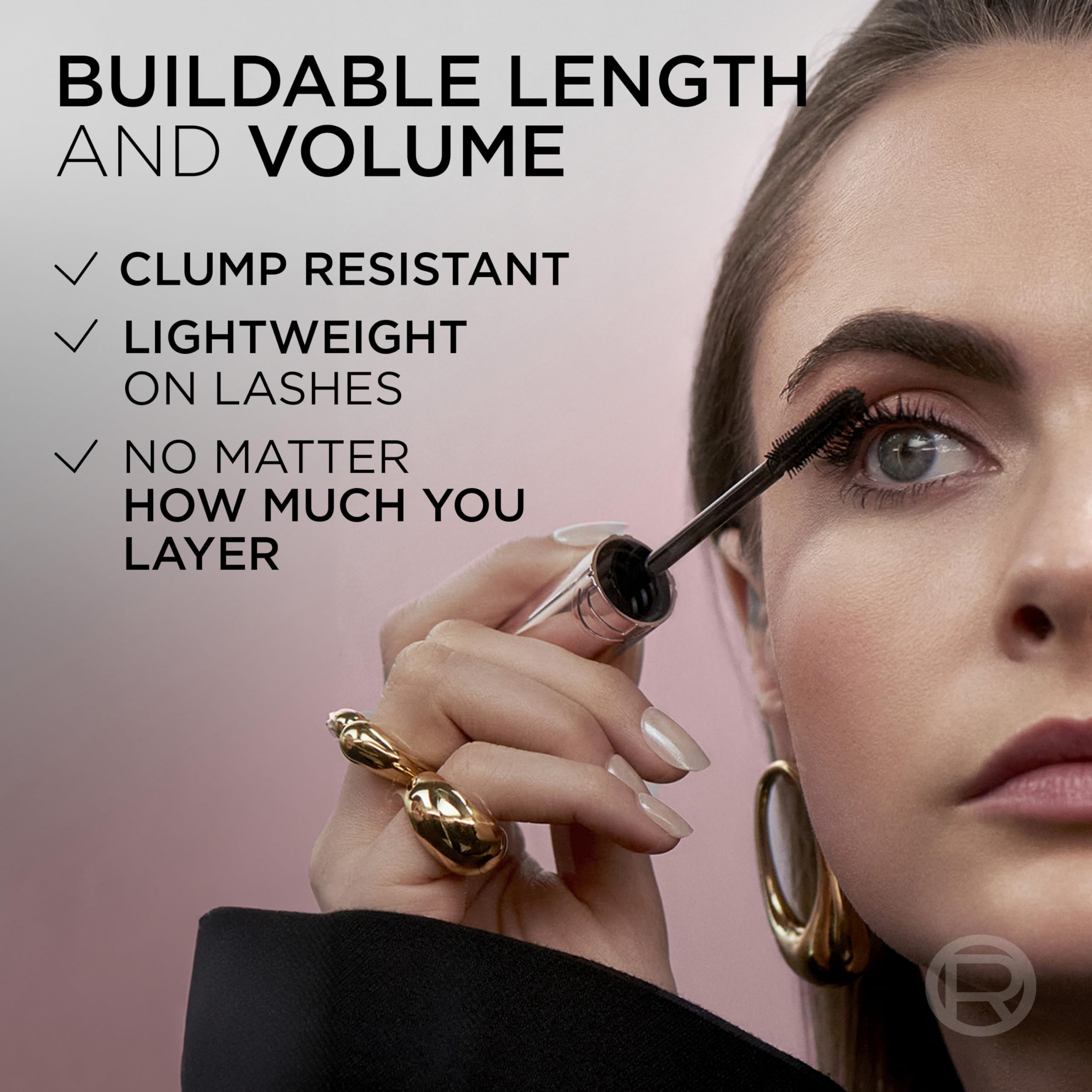 L'Oréal Paris Paradise Big Deal Mascara Washable, czarny tusz do rzęs zapewnia niekończące się długie rzęsy i równomierną objętość, bez grudek, sklejania i wycierania, do wrażliwych oczu, 9,9 ml