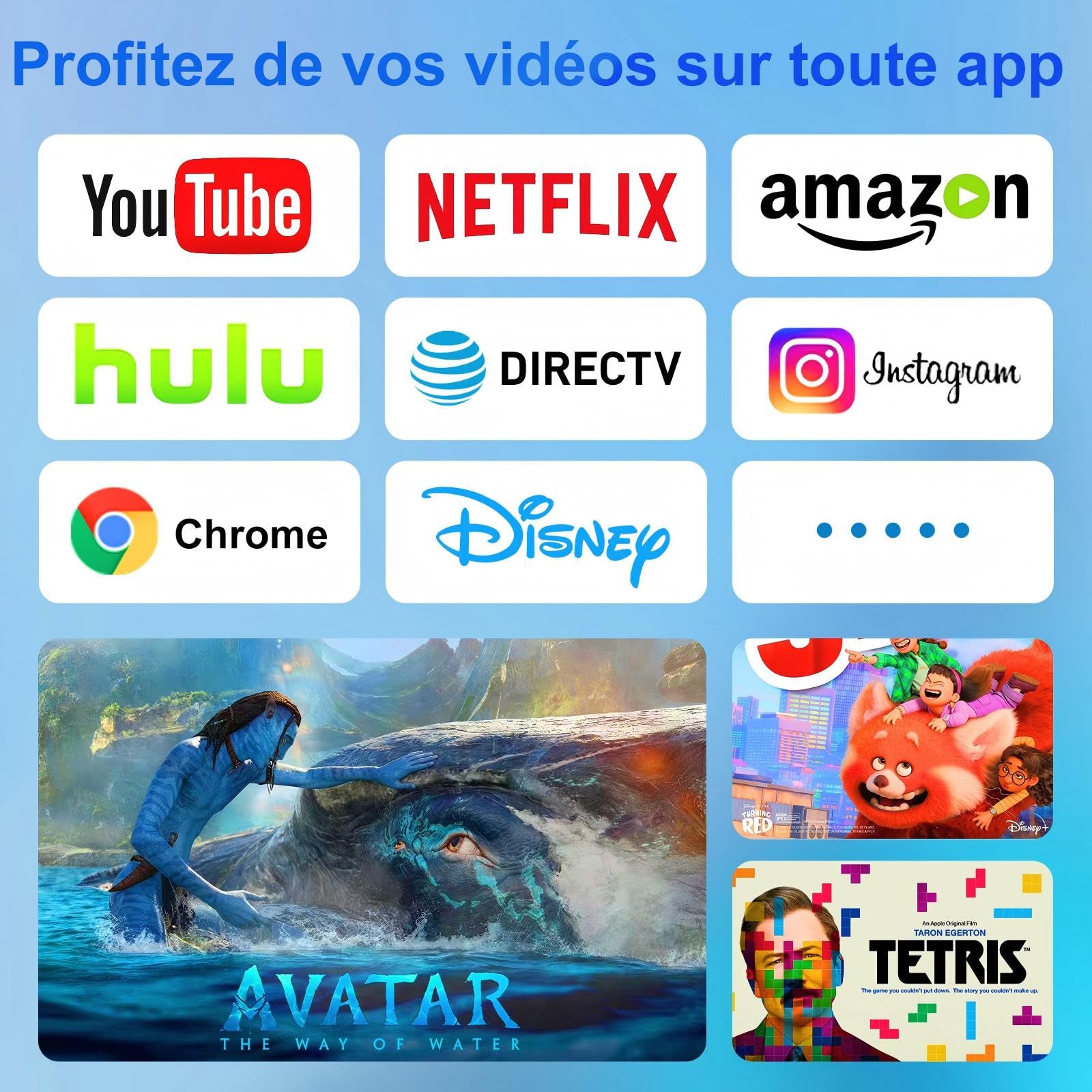 LXJADAP HDMI sans Fil, décodage 4K 1080P Émetteur et récepteur HDMI sans Fil pour Le Streaming de fichiers vidéo et Audio d'un Ordinateur Portable ou d'un PC vers Une TV HD ou Un projecteur, Rouge