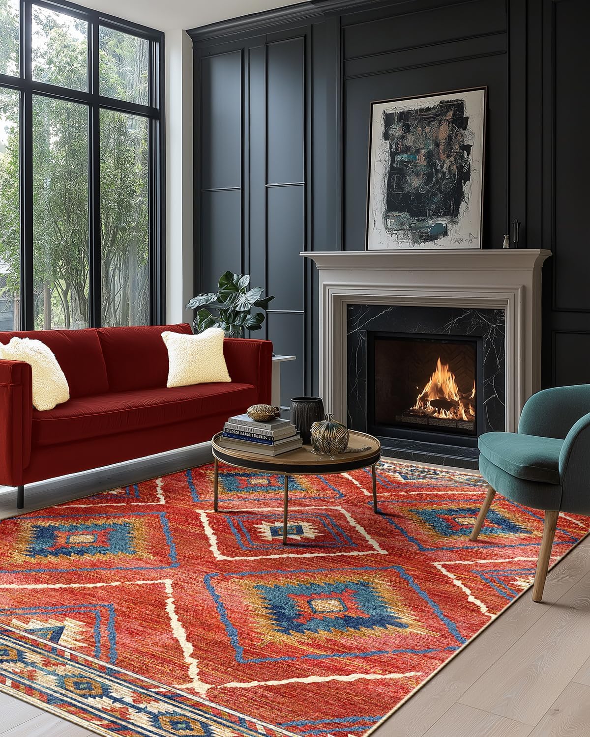 Housse Extensible Pour Canapé Et Fauteuil 1 2 3 4 Places Imprimée Pour Salon Compatible Avec