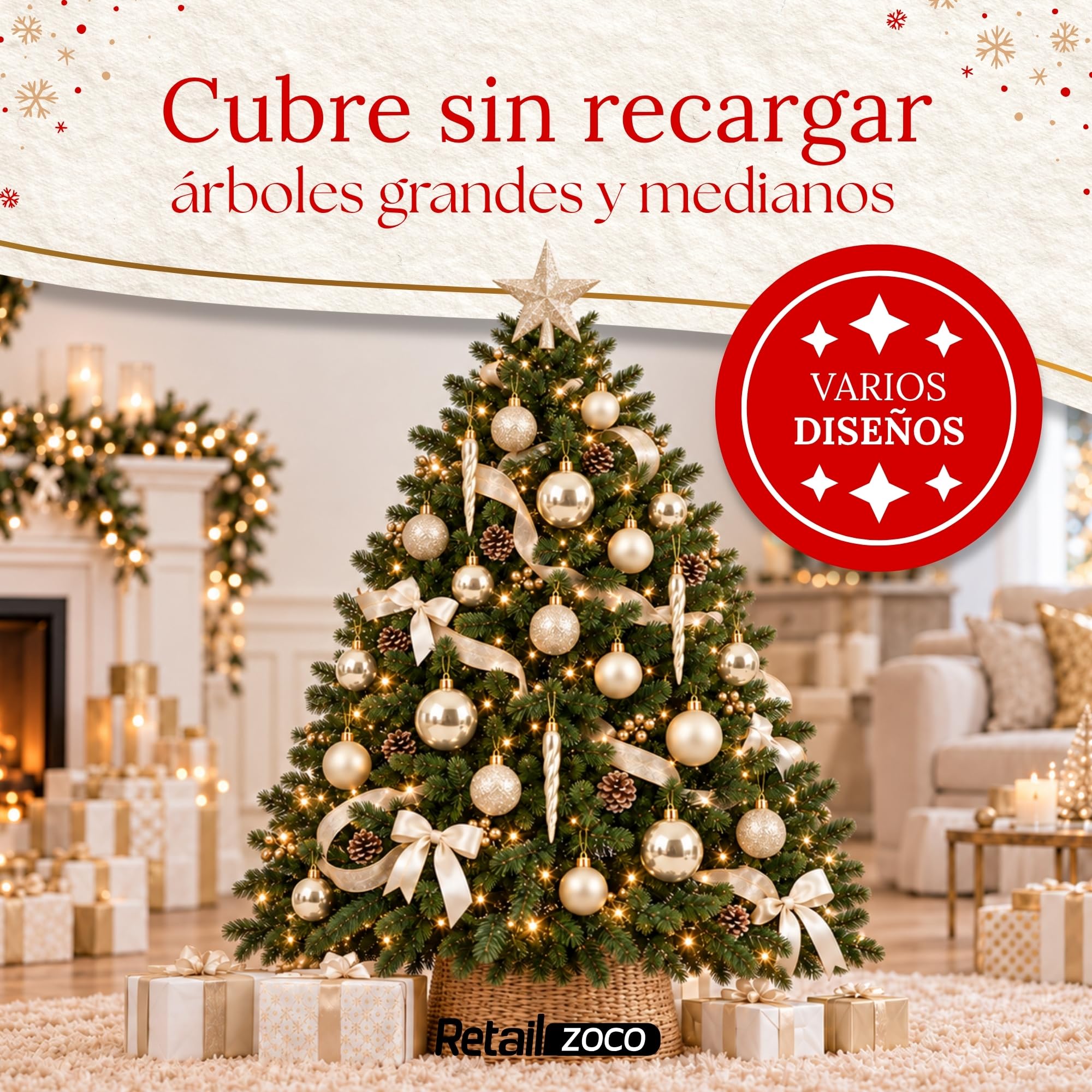 Bolas de Navidad, Adornos Arbol Navidad, 33 Piezas, Perla - imagen 5
