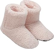 [mianshe] 北欧 ルームシューズ もこもこ ルームブーツ 暖かい ボアスリッパ 男女兼用 (ライトピンク Mサイズ 25cmくらいまで)