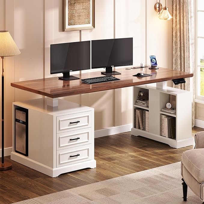 SEDETA Farmhouse Electric Standing Desk