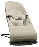 Hamaca Bebé BabyBjörn con balanceo suave, Algodón, Caqui/Beige