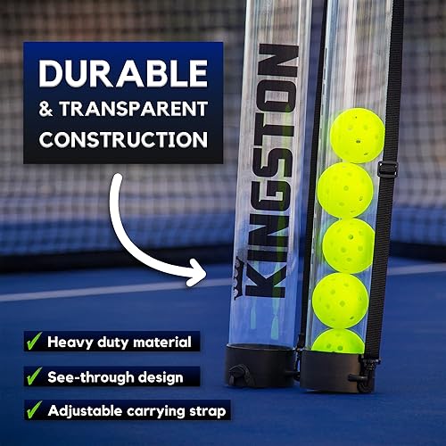 Miniatura 7 de Kingston Premium Pickup Pro el tubo de pickleball más largo, tiene capacidad para 17 bolas, fácil de recoger y no más agacharse, recogida portátil