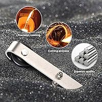 Vista 4 de EaseLife Kit de rieles de níquel cepillado para puerta corrediza de granero de 5 pies, polea J básica, resistente, se desliza suavemente