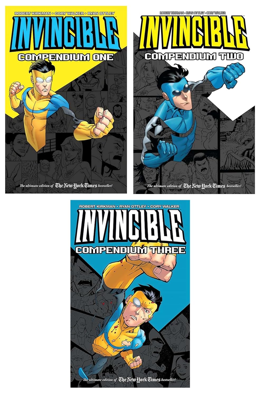 The Invincible Compendium Series 3 Books Set (Vol. #1 - #3)      Paperback – May 24, 2024