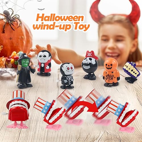 Miniatura 3 de ZGWJ 18 piezas de juguetes de Halloween para niños, niños y niñas, juguetes educativos para caminar, juguetes divertidos para regalos de fiesta,
