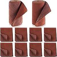 Vista 14 de 10 piezas de kit de paños para pulir zapatos con aplicadores para brillo, paños de limpieza para zapatos de cuero y botas, paños de microfibra