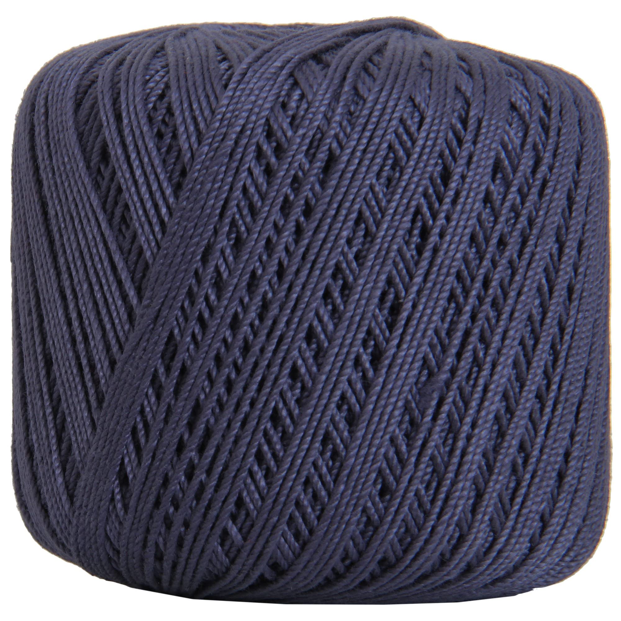 Threadart 100% Pure Cotton Crochet Thread - SIZE 3 - Color 38 - NAVY -2 sizes 27 colors available