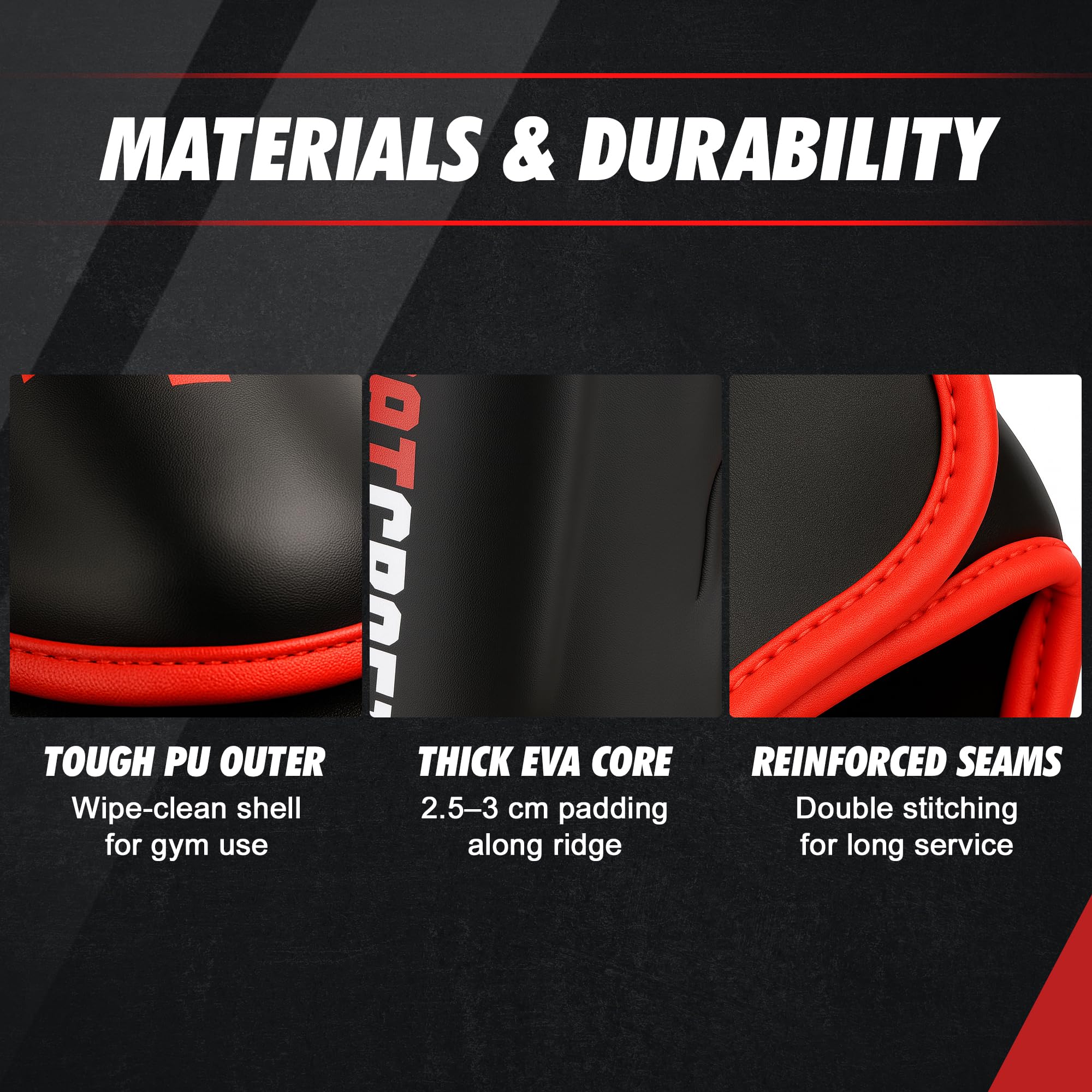 Paratibie Kick Boxing con Protezione del Piede Taglia M/L/XL – per Muay Thai, MMA e Arti Marziali – Imbottitura Eva Alta Densità, Cinghie Regolabili, Rivestimento in Velluto Traspirante