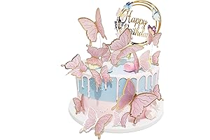Birthday Butterfly Cake Toppers - Offers a Stunning Cake Decoration