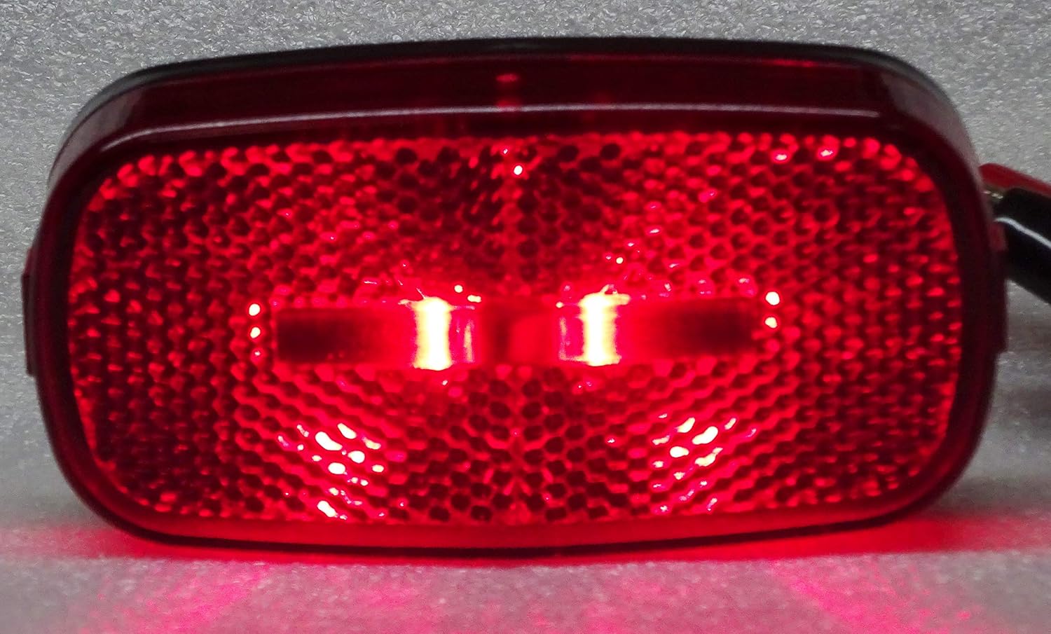 Kaper II L14-0104R-BLK Red 2 Diode LED Marker Light