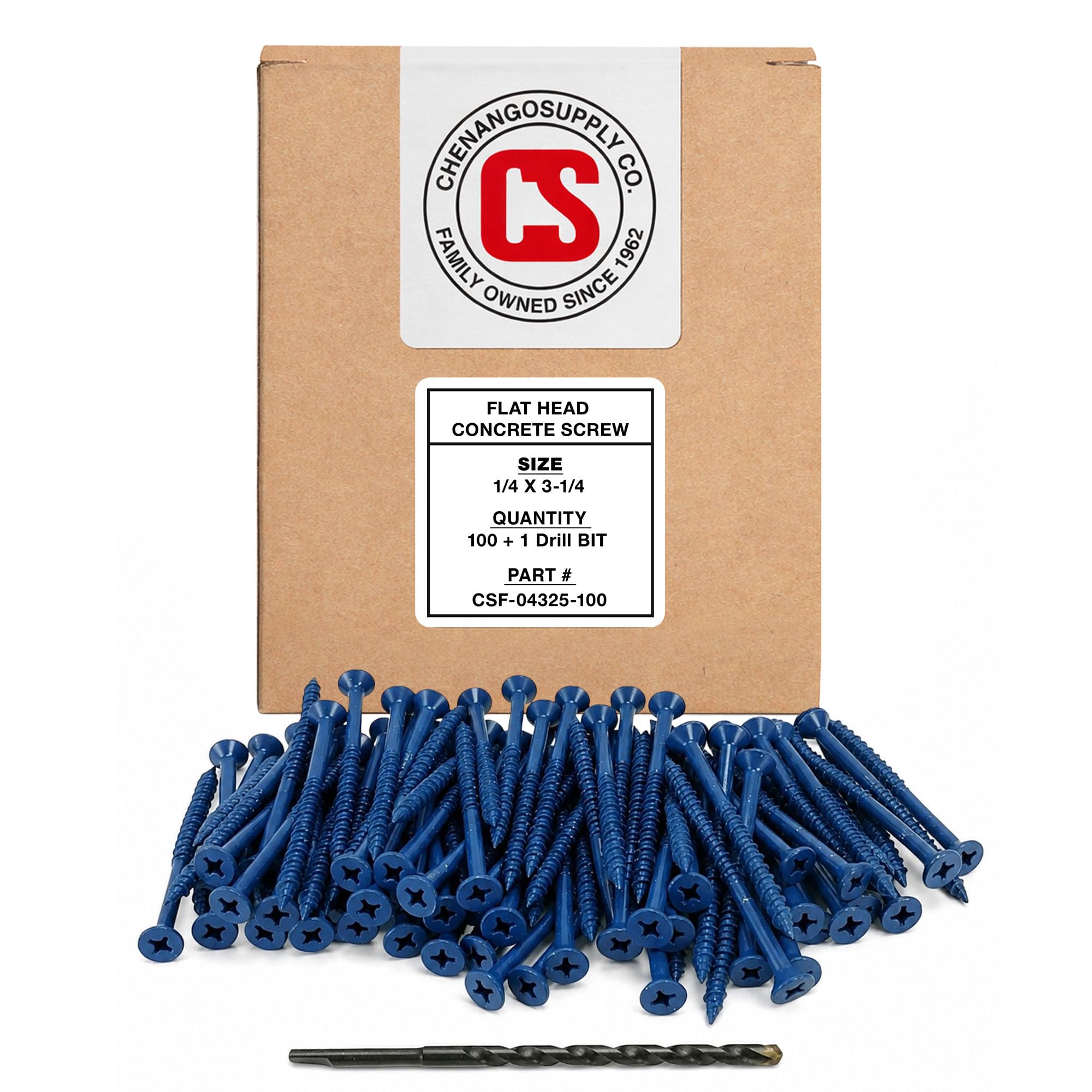 Miami-Dade Concrete Screws - 100 Pack -1