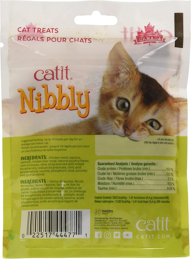 Catit Nibbly Golosinas para Gatos Pollo e Hígado 3.2 oz miniatura 2