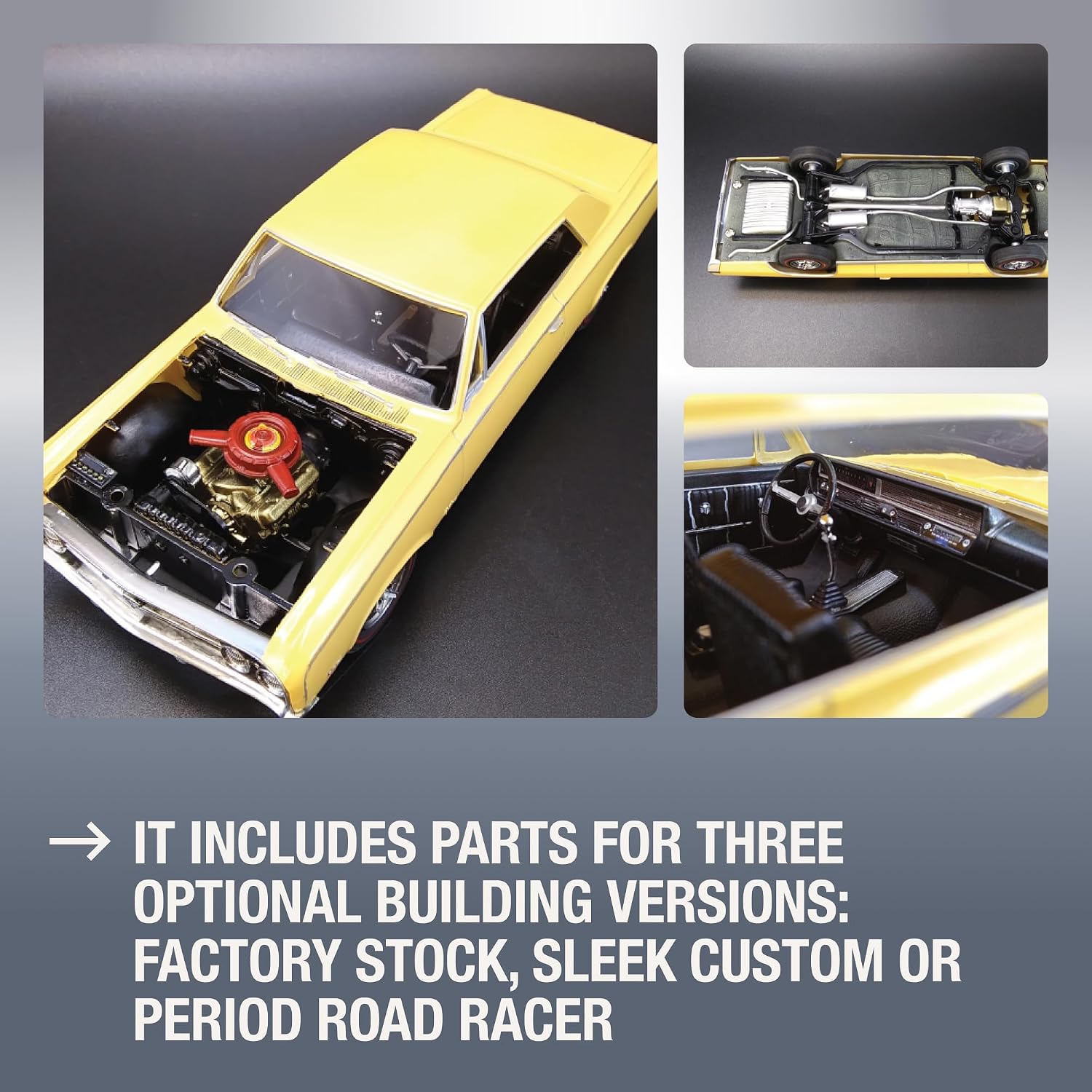 AMT 1964 Olds Cutlass 442 Hardtop 1:25 Scale Model Kit, Factory Color