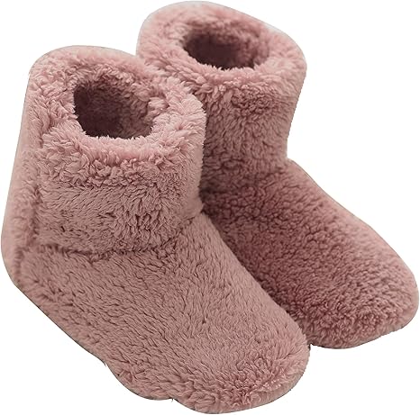 Amazon Co Jp Mianshe 北欧 ルームシューズ もこもこ ルームブーツ 暖かい ボアスリッパ 男女兼用 ピンク Mサイズ 25cmくらいまで シューズ バッグ