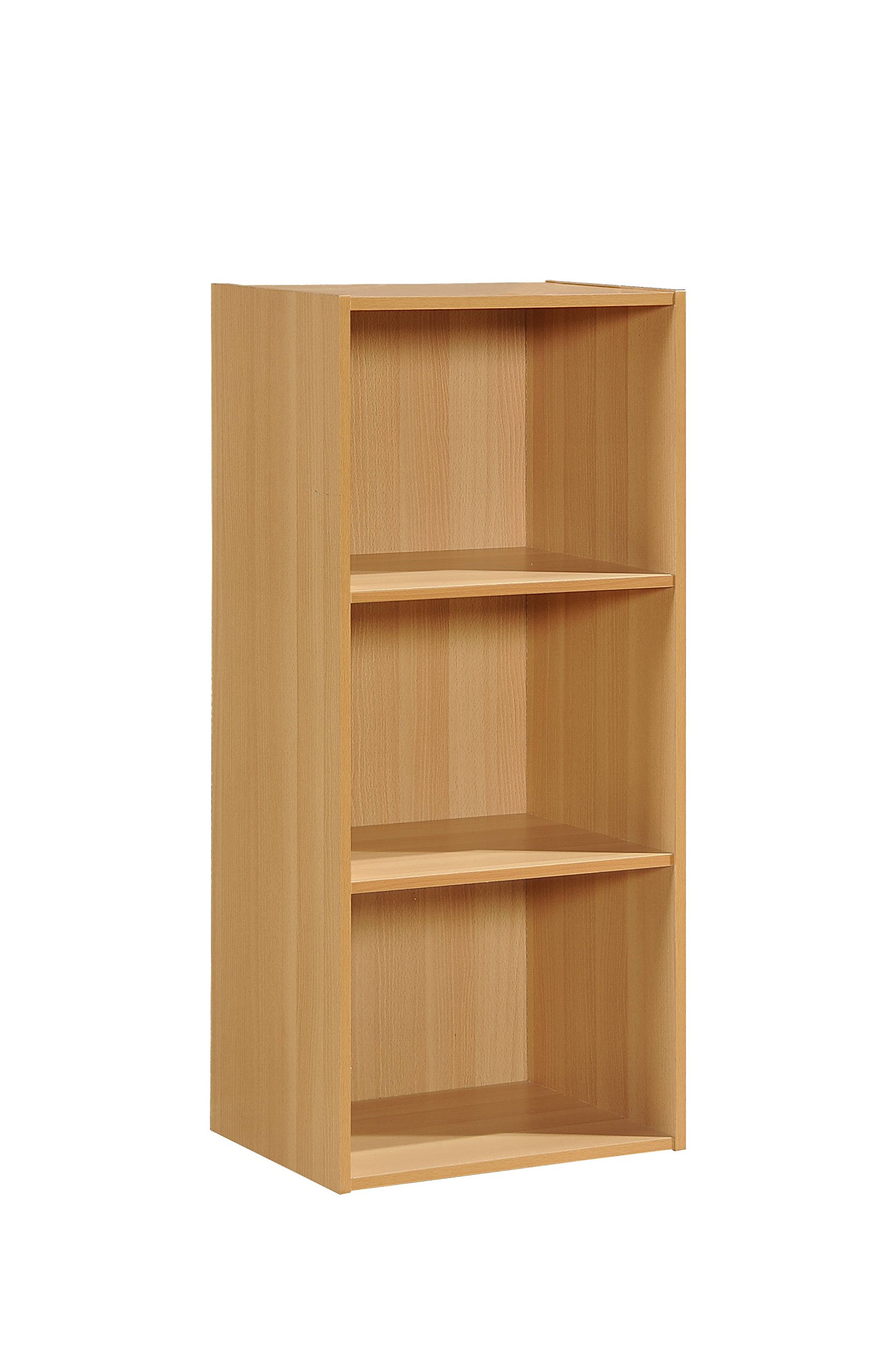 HodedahImport 3 Shelf Bookcase, Beech