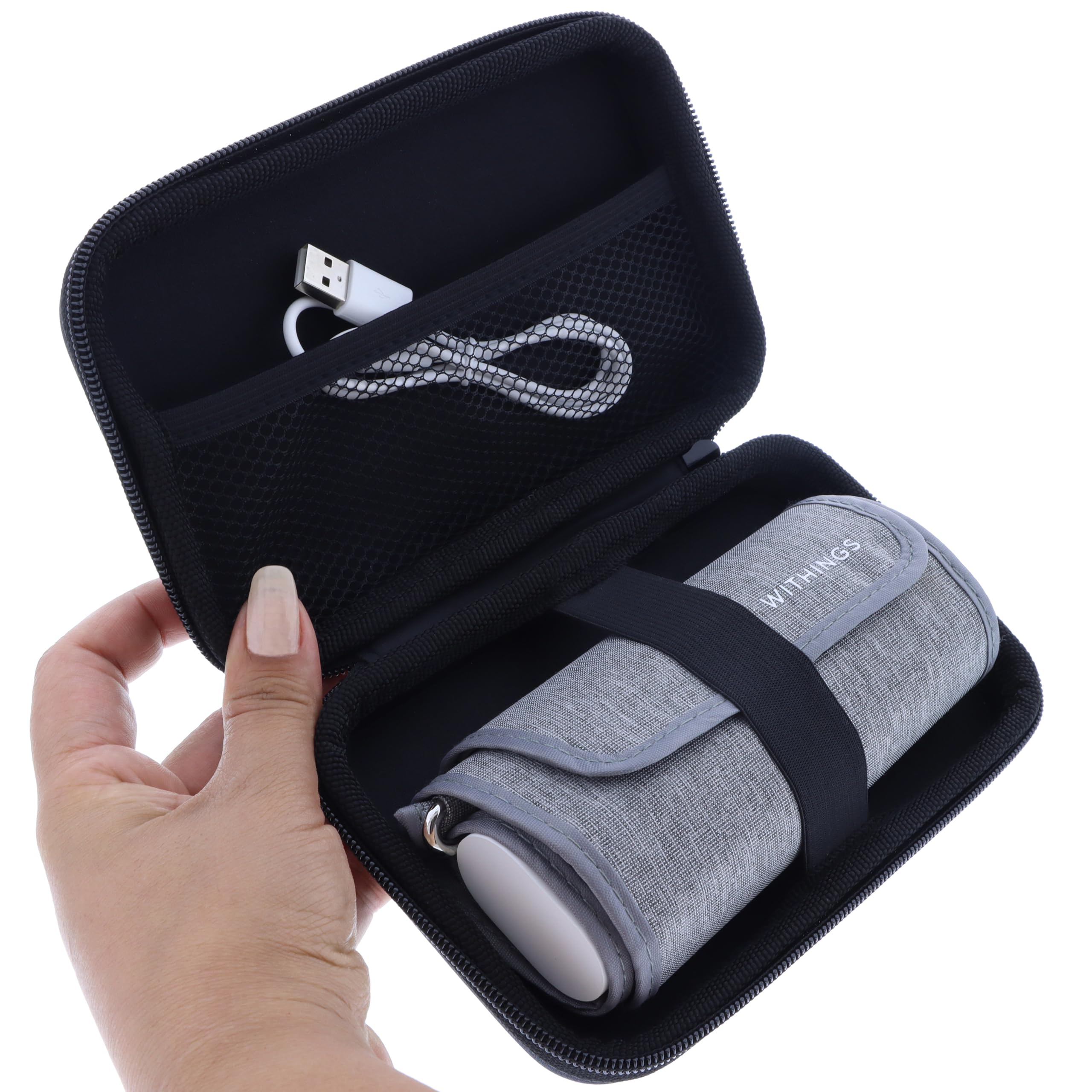 Torba kompatybilna z Withings BPM Connect ciśnieniomierzem etui ochronne przechowywanie odporne na wstrząsy wodoodporne torba podróżna akcesoria czarne