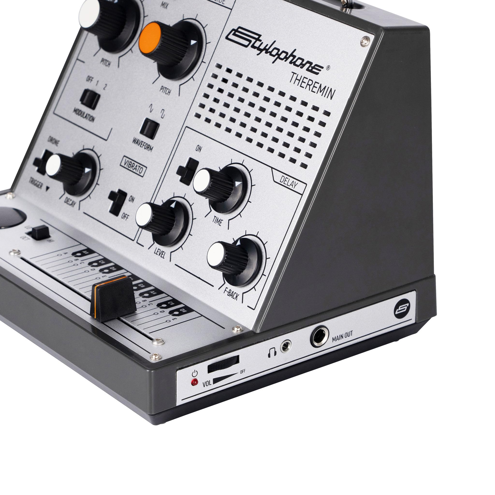 Stylophone Theremin przenośny syntezator analogowy z dotykowym sterowaniem