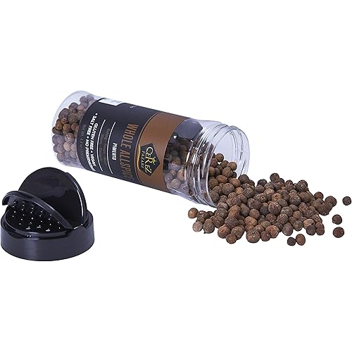 Miniatura 2 de Cerez Pazari Pazari - Pimienta de Jamaica entera de 4.4 onzas de grado premium, 100% natural, recién empaquetada, sin OMG, sin gluten, sin