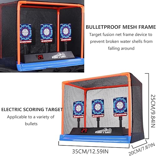 Vista 18 de TORMEN Latas de espuma suave Target Target Soft Bullet Targets Dart Foam Toy Gun Shoot Kid Toy Game Gift 6 PIEZAS