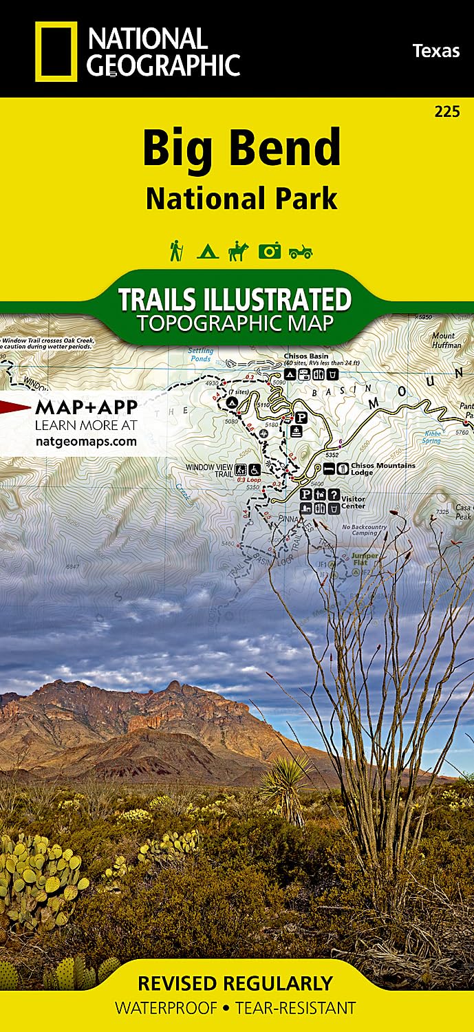 Big Bend National Park Map (National Geographic Trails Illustrated Map, 225)