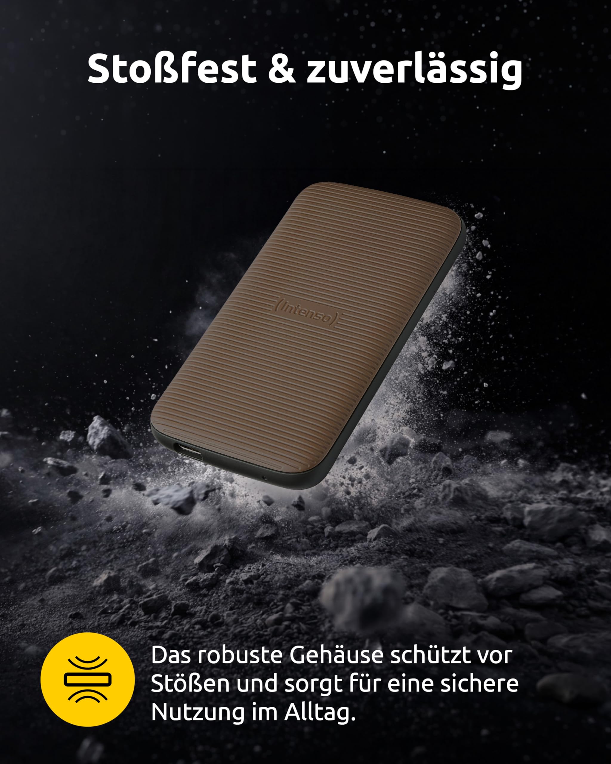 Intenso TX500 Externe SSD 500 GB - USB 3.2 Gen 2x1, bis zu 1000 MB/s, Portable Solid State Drive Festplatte mit USB-C, Kompakter Speicher kompatibel mit Windows, macOS, Android