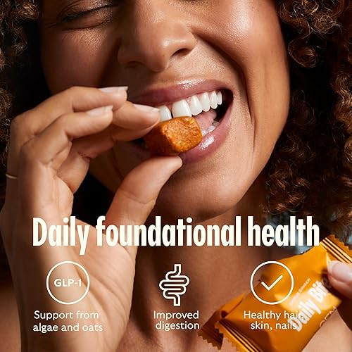 Miniatura 4 de GEM Daily Bite para mujeres y hombres, con más de 20 vitaminas, minerales y superalimentos como zinc, vitamina D, complejo B, K, cúrcuma, fibra y