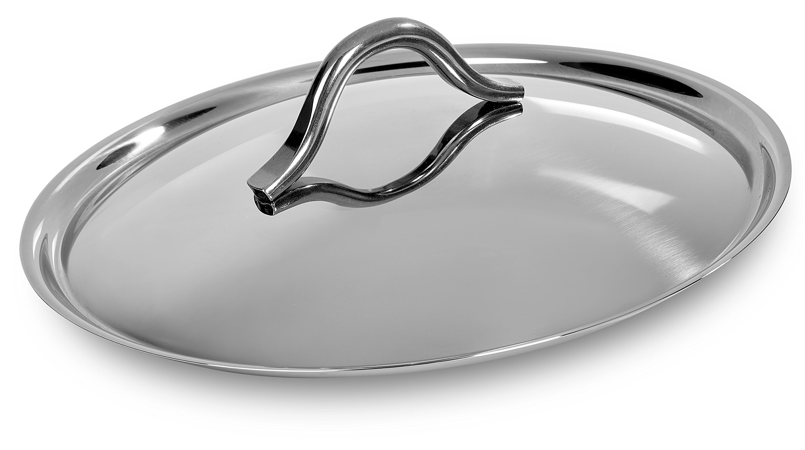 Batteria 11 pz, Acciaio Inox 18/10, Adatta a tutti i piani cottura induzione compresa, Include 2 pentole + 3 casseruole + 1 tegame + 1 bollilatte + 4 coperchi, Made in Italy.
