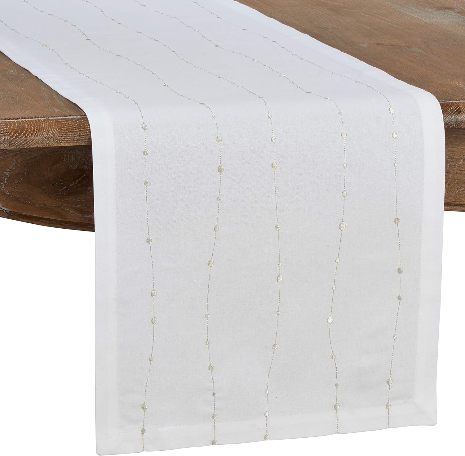 Embroidered Design Table Runner