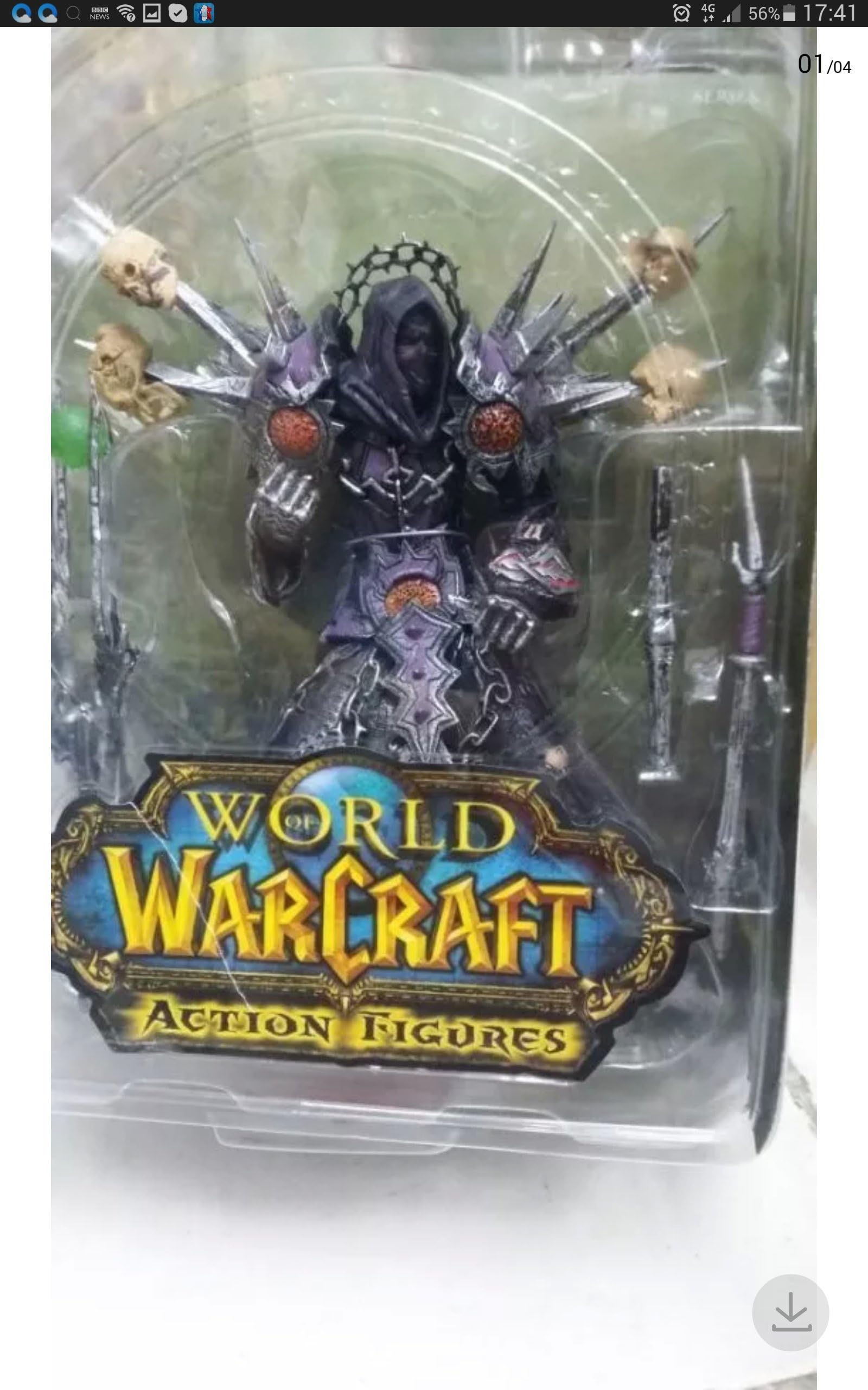World of Warcraft: Undead Warlock Meryl Felstorm Action Figure