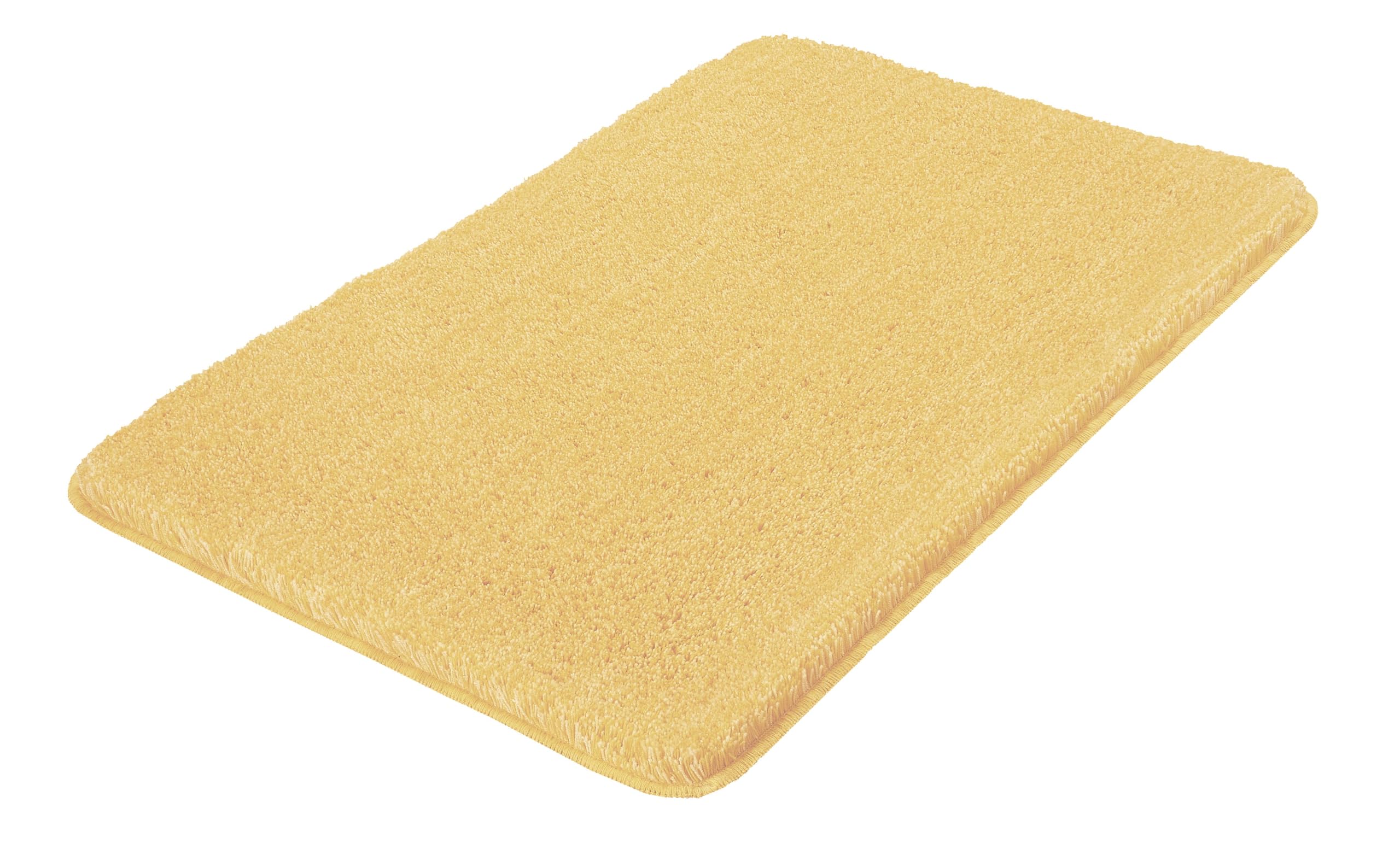 Kleine Wolke Badteppich Relax Mimose 70 x 120 cm | OEKO-TEX zertifiziert, rutschhemmende Unterseite, für Fußbodenheizung, maschinenwaschbar, 100% Polyacryl