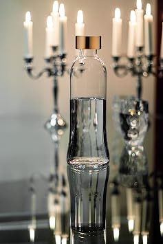 Guzzini - Icons Glass Bottle 100 1L Transparent Diameter 9.5 x Height 27 cm 1000 cc - 11500000