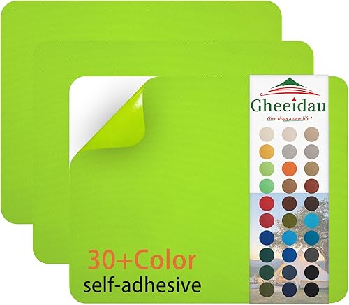 Miniatura 28 de Parche de Reparación de Lona 9×11 Pulgadas 3 Piezas Impermeable Autoadhesivo Parche de Reparación de Tela para Tiendas de Campaña, Cubierta de Gris