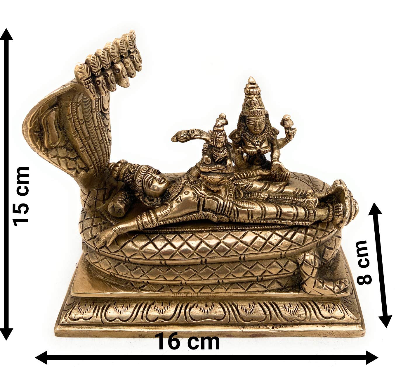 Buy Bhunes Brass Vishnu Idol Lord Vishnu Vishnu Idol Brass